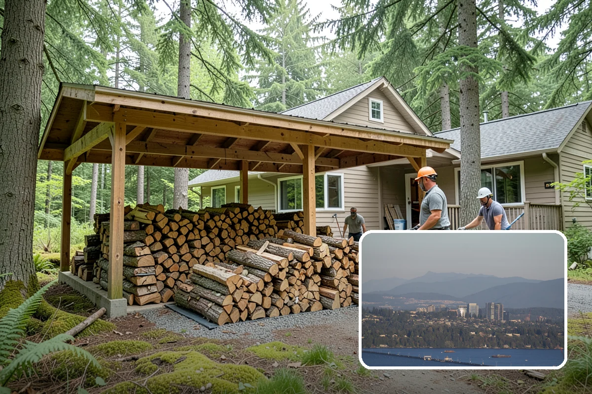 Bulk Firewood in Medina, King County, WA - Lower per-unit cost through volume pricing