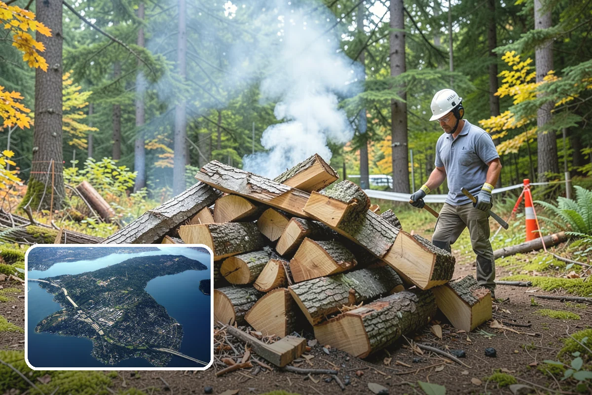 Bulk Firewood in Mercer Island, King County, WA - Lower per-unit cost through volume pricing