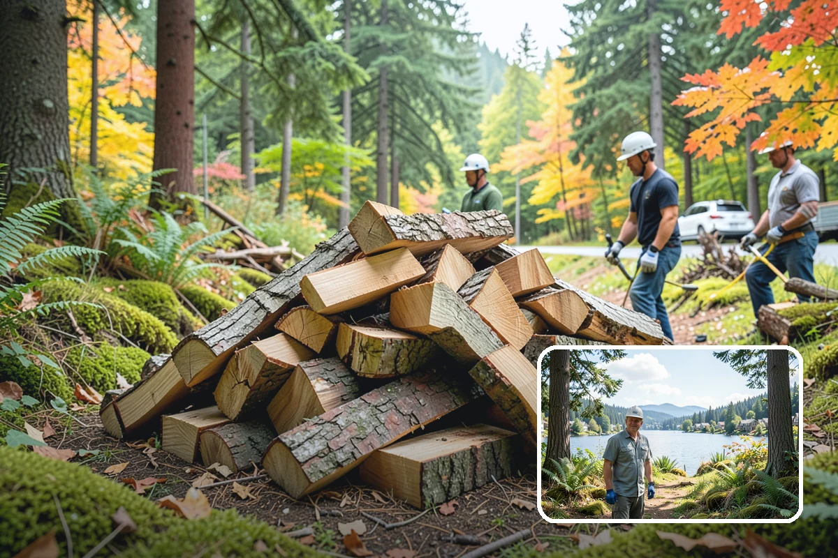 Bulk Firewood in Milton, King County, WA - Lower per-unit cost through volume pricing