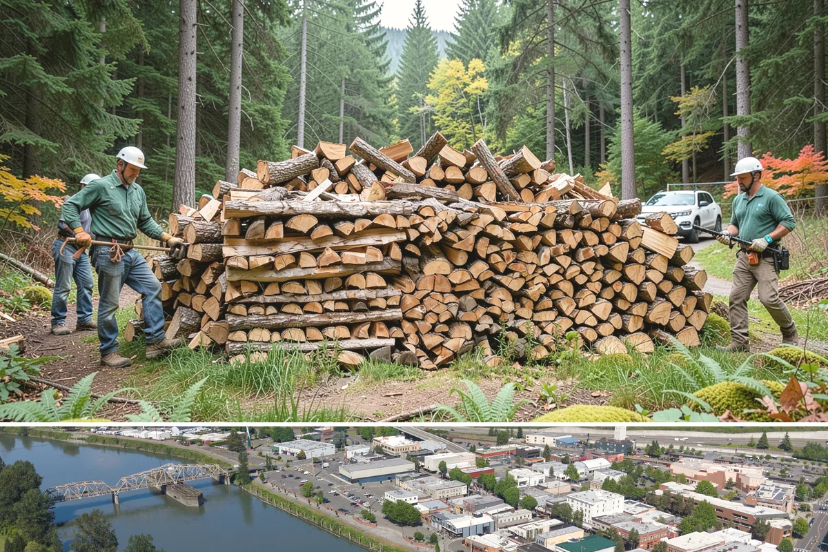Bulk Firewood in Mount Vernon, Skagit County, WA - Order bulk wood in late summer or early fall to secure a full winter's supply before demand peaks.