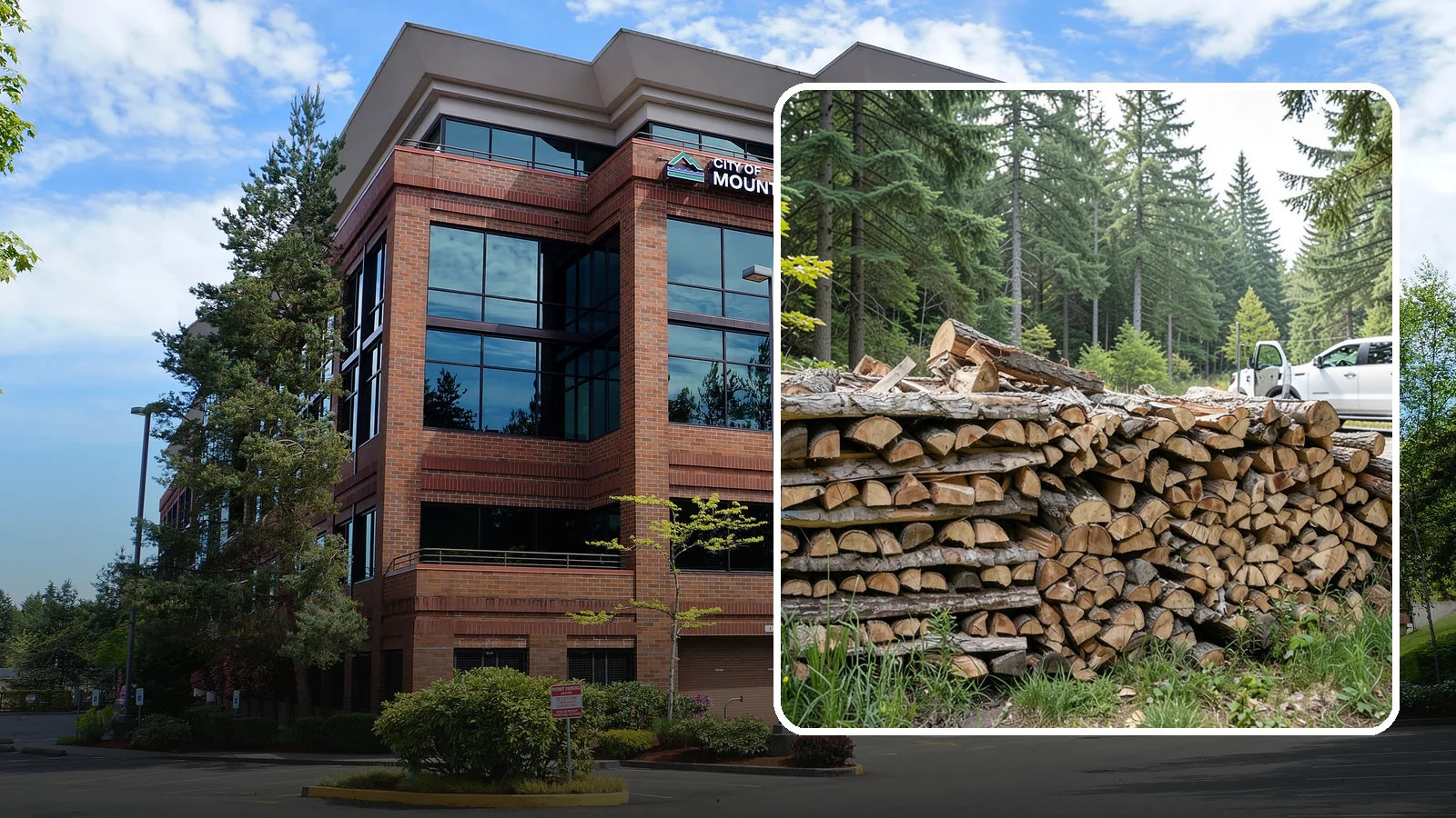 Bulk Firewood in Mountlake Terrace, WA - We supply firewood in large bulk quantities at volume pricing for households and properties that burn a lot through the long PNW...