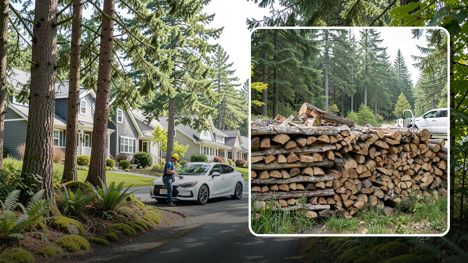 Bulk Firewood in Normandy Park, King County, WA - We supply firewood in large bulk quantities at volume pricing for households and properties that burn a lot through the long PNW...
