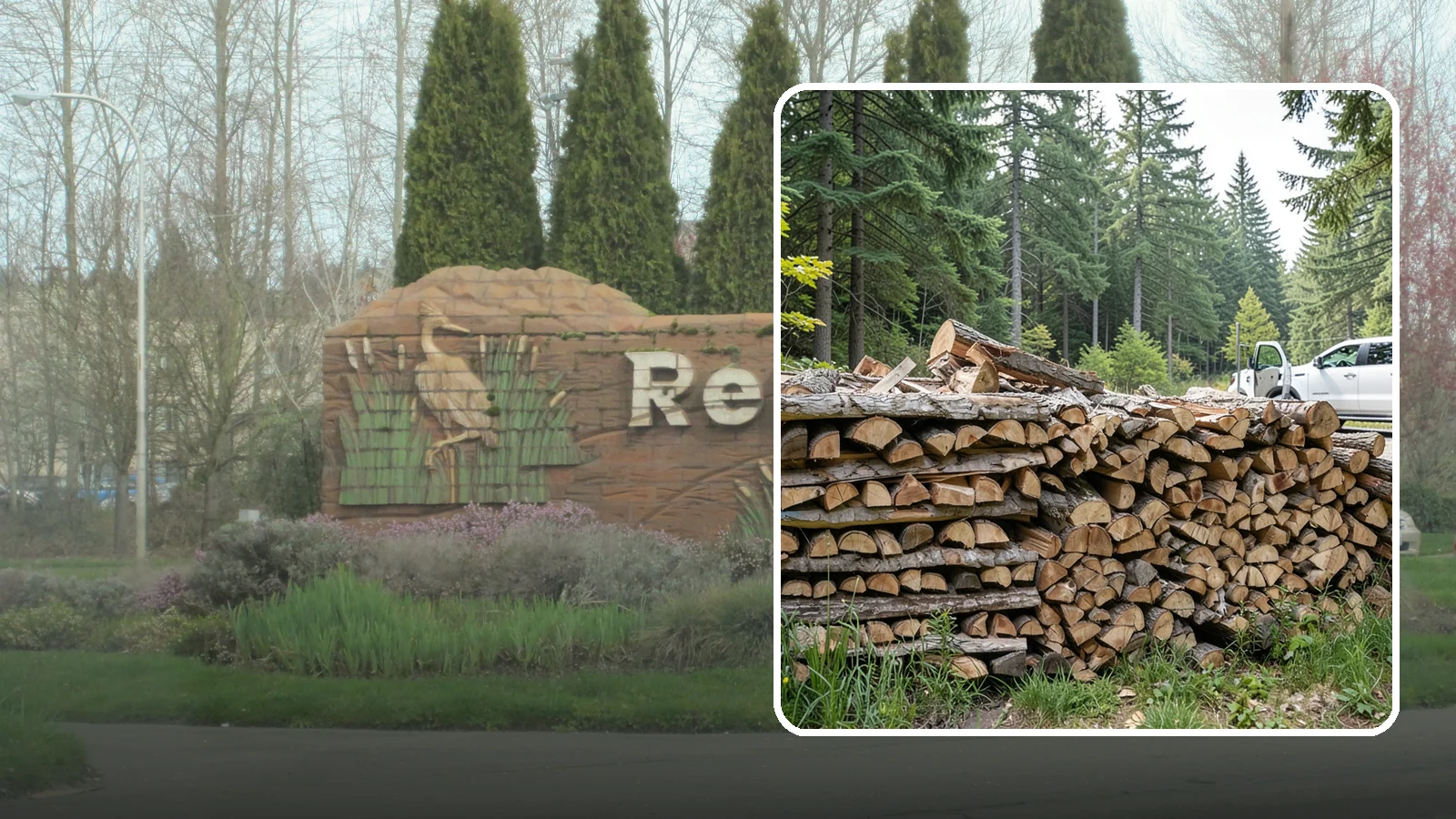 Bulk Firewood in Renton, King County, WA - We supply firewood in large bulk quantities at volume pricing for households and properties that burn a lot through the long PNW...