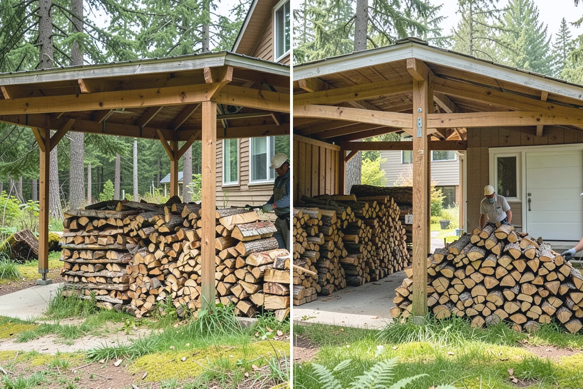 Bulk Firewood in Renton, King County, WA - We estimate the bulk volume that fits your heating needs