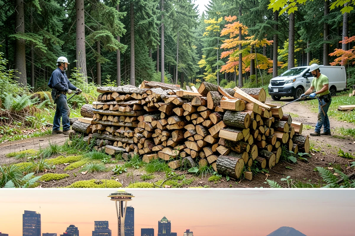Bulk Firewood in Seattle, King County, WA - Order bulk wood in late summer or early fall to secure a full winter's supply before demand peaks.