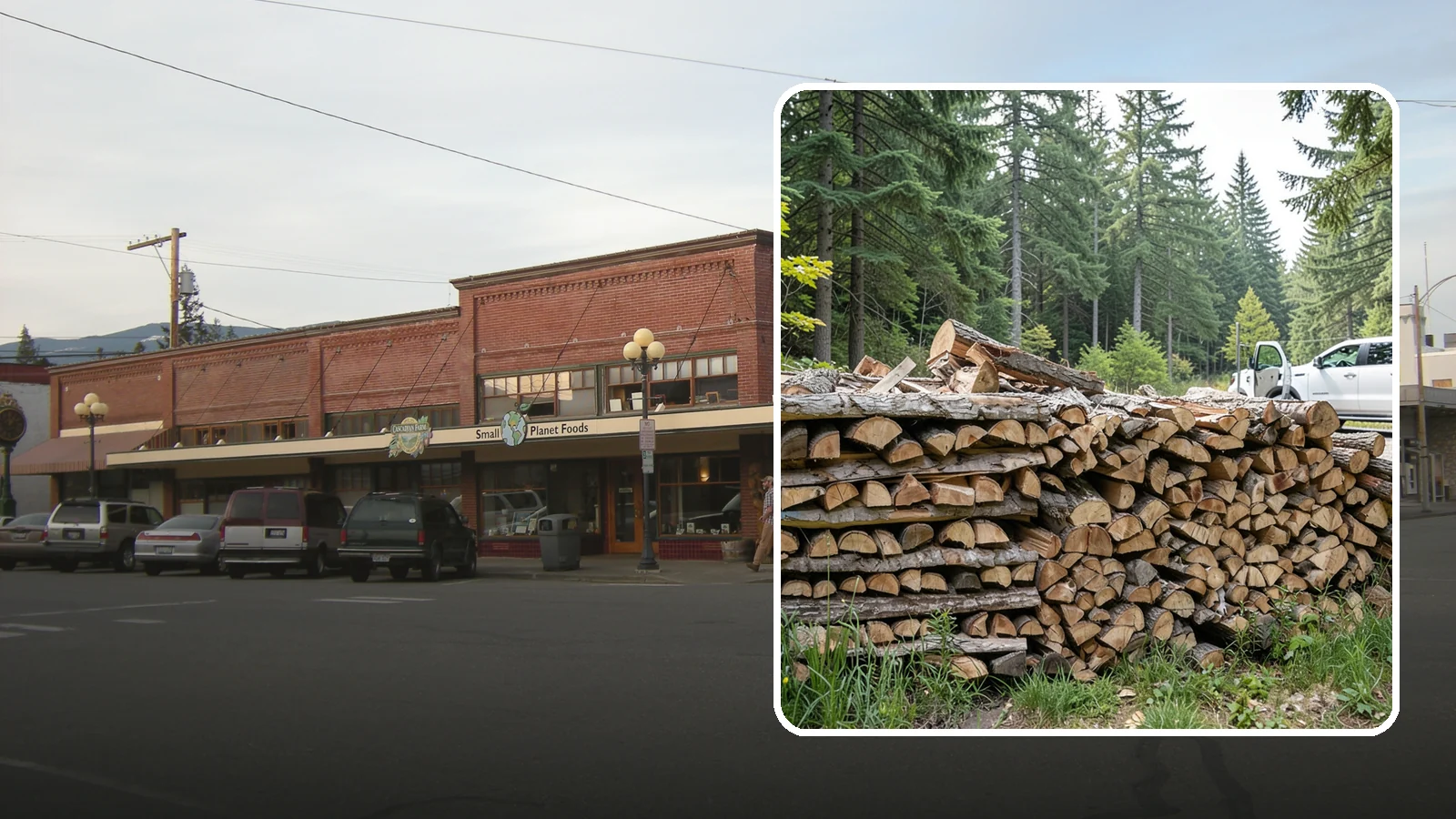 Bulk Firewood in Sedro-Woolley, Skagit County, WA - We supply firewood in large bulk quantities at volume pricing for households and properties that burn a lot through the long PNW...