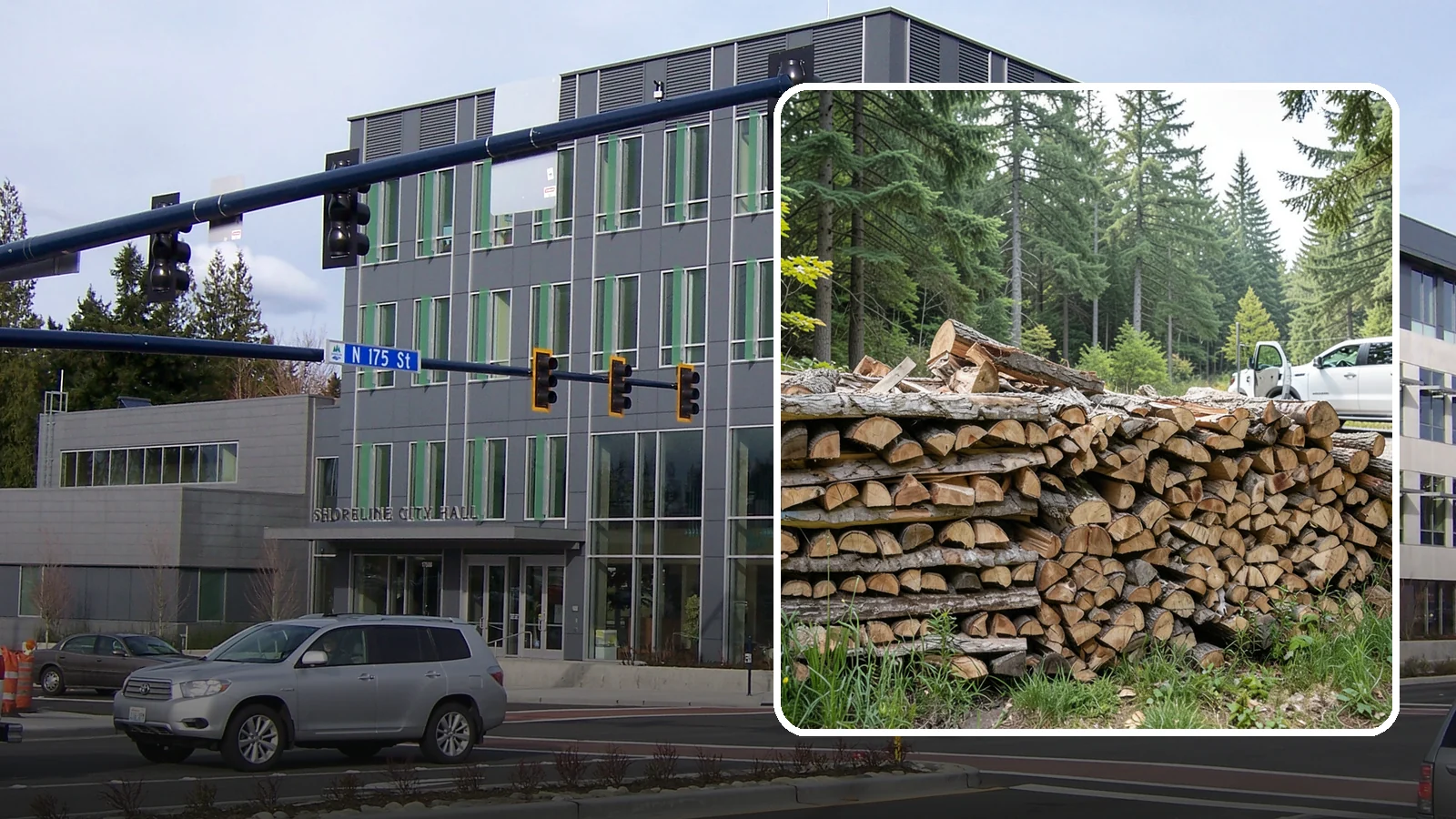 Bulk Firewood in Shoreline, King County, WA - We supply firewood in large bulk quantities at volume pricing for households and properties that burn a lot through the long PNW...