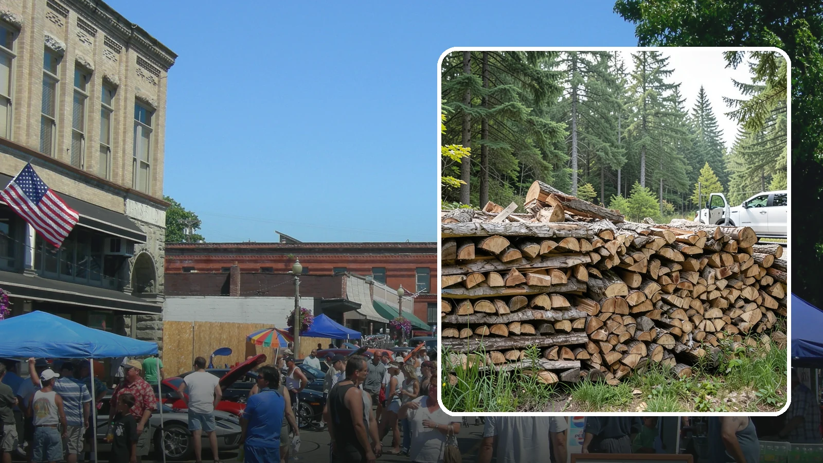 Bulk Firewood in Snohomish, Snohomish County, WA - We supply firewood in large bulk quantities at volume pricing for households and properties that burn a lot through the long PNW...