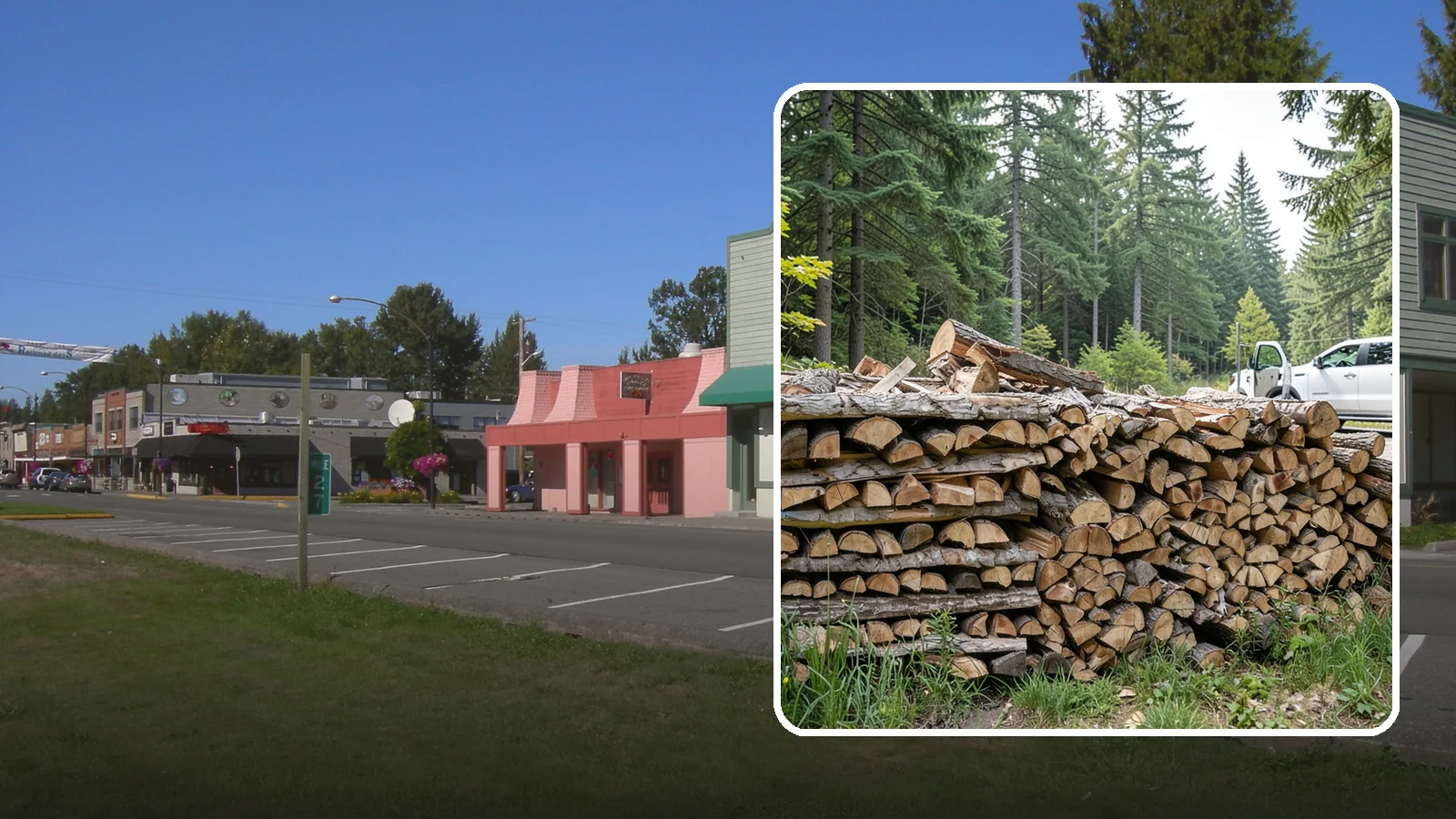 Bulk Firewood in Snoqualmie, King County, WA - We supply firewood in large bulk quantities at volume pricing for households and properties that burn a lot through the long PNW...