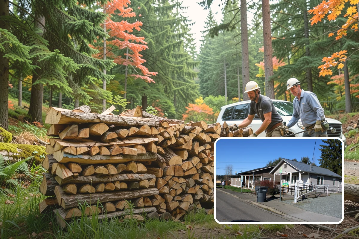 Bulk Firewood in South Prairie, Pierce County, WA - Lower per-unit cost through volume pricing