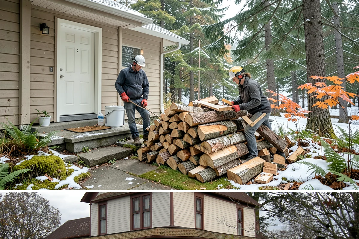 Bulk Firewood in Sumner, Pierce County, WA - Order bulk wood in late summer or early fall to secure a full winter's supply before demand peaks.