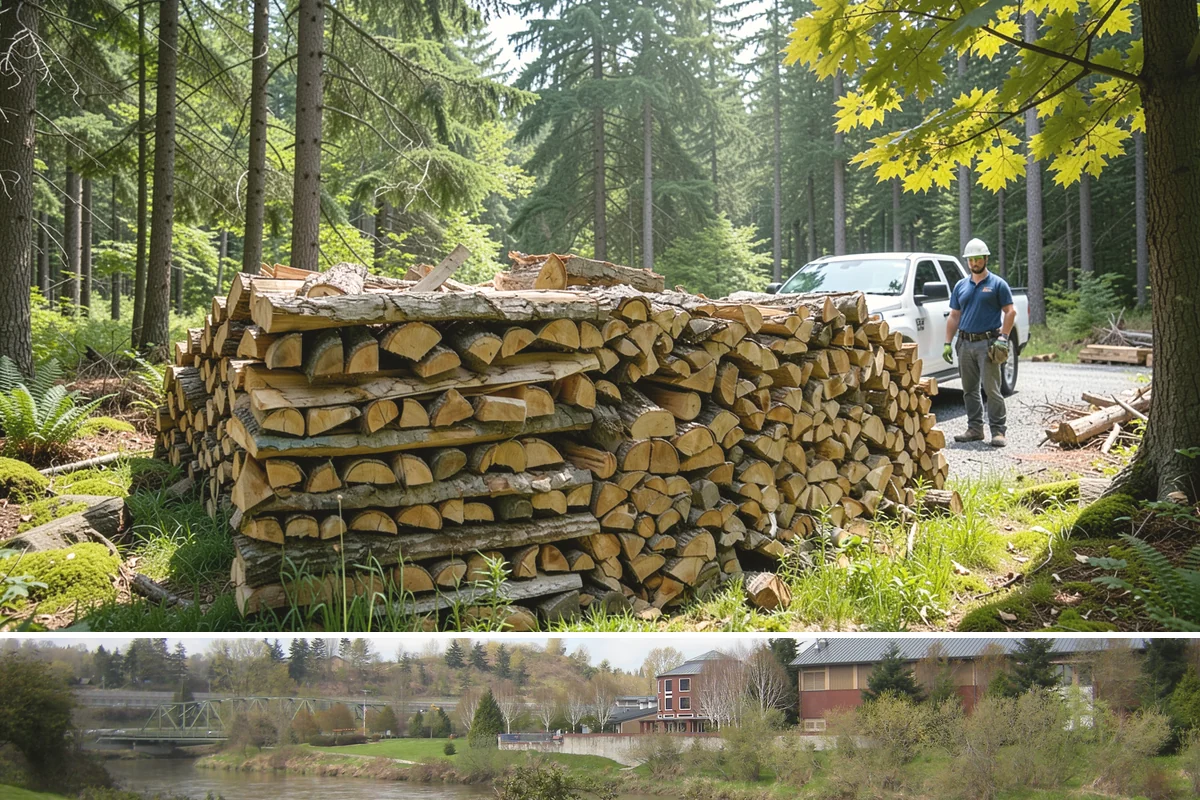 Bulk Firewood in Tukwila, King County, WA - Order bulk wood in late summer or early fall to secure a full winter's supply before demand peaks.