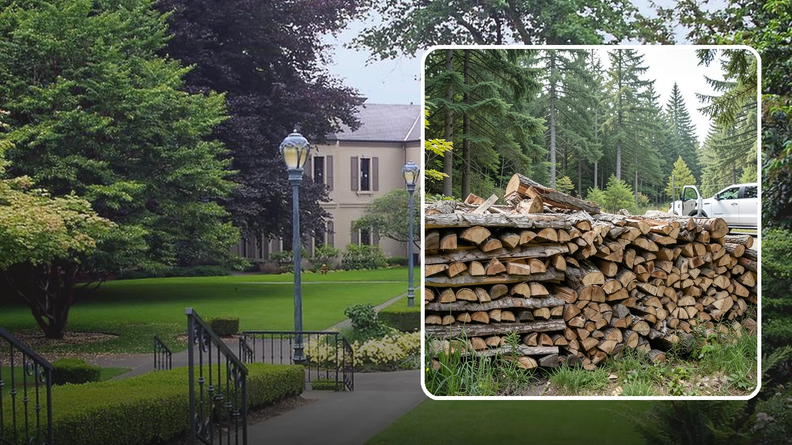 Bulk Firewood in Woodinville, King County, WA - We supply firewood in large bulk quantities at volume pricing for households and properties that burn a lot through the long PNW...