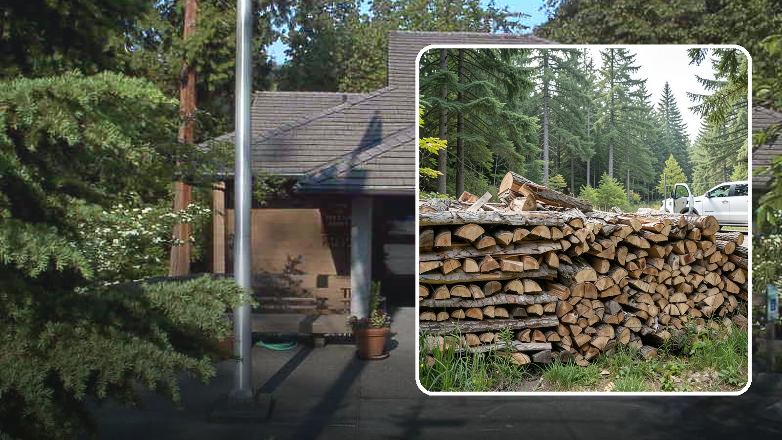 Bulk Firewood in Yarrow Point, King County, WA - We supply firewood in large bulk quantities at volume pricing for households and properties that burn a lot through the long PNW...