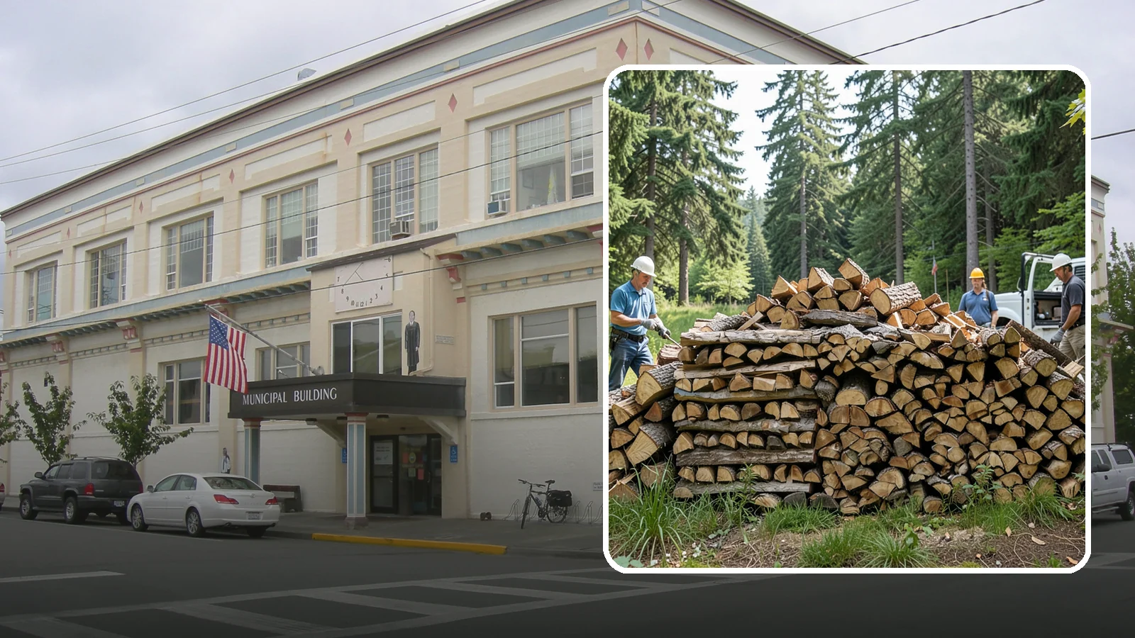 Bundle Firewood in Anacortes, Skagit County, WA - Convenient shrink-wrapped bundles of seasoned firewood sized for a single evening burn.