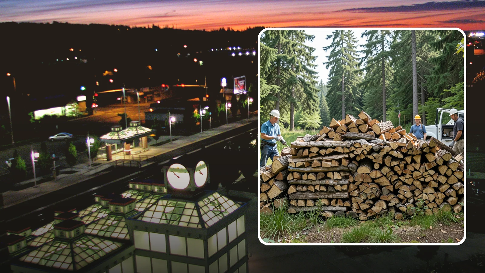 Bundle Firewood in Auburn, King County, WA - Convenient shrink-wrapped bundles of seasoned firewood sized for a single evening burn.