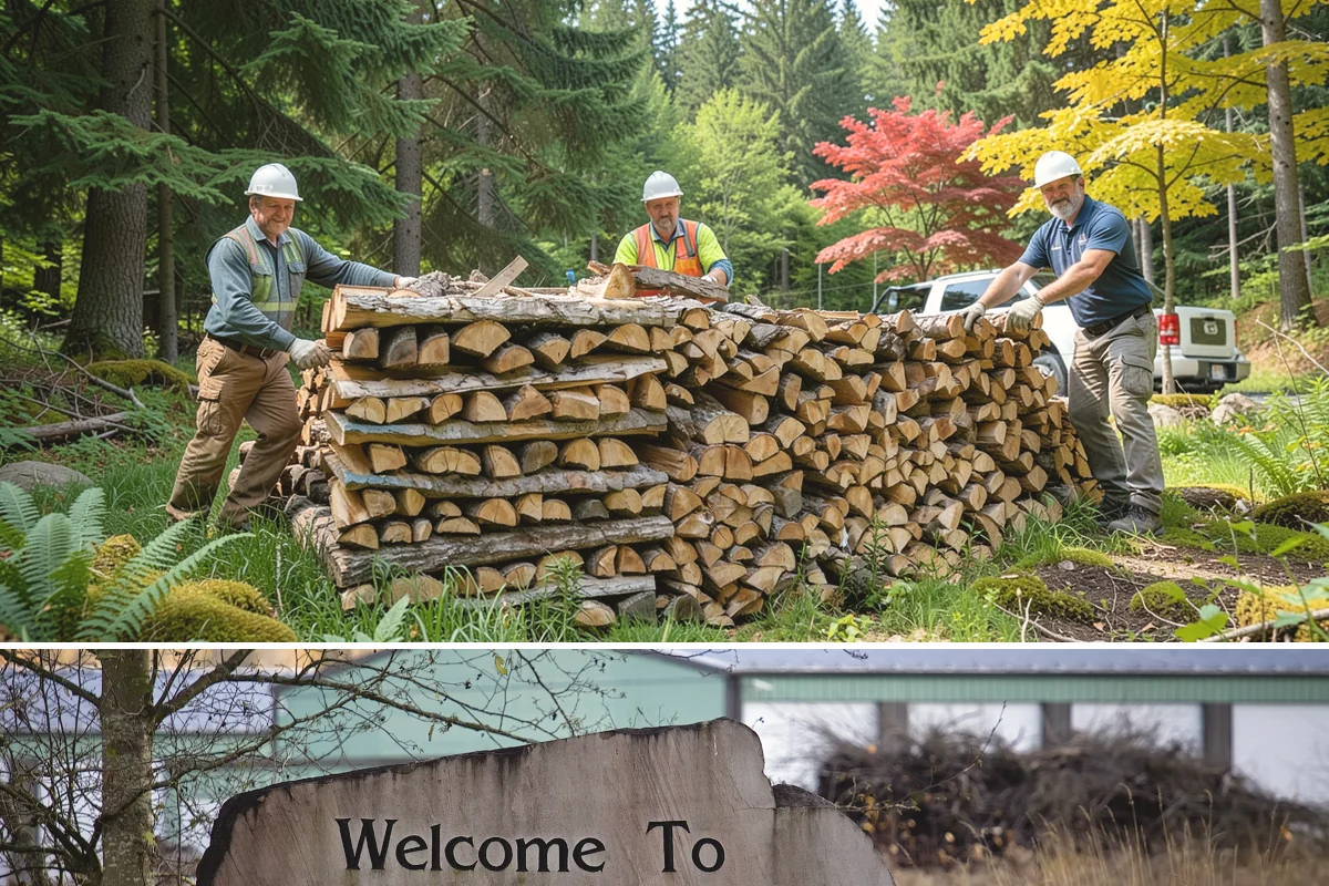 Bundle Firewood in Buckley, Pierce County, WA - Bundles stay popular year-round but move fastest heading into the wet fall and winter burning months.