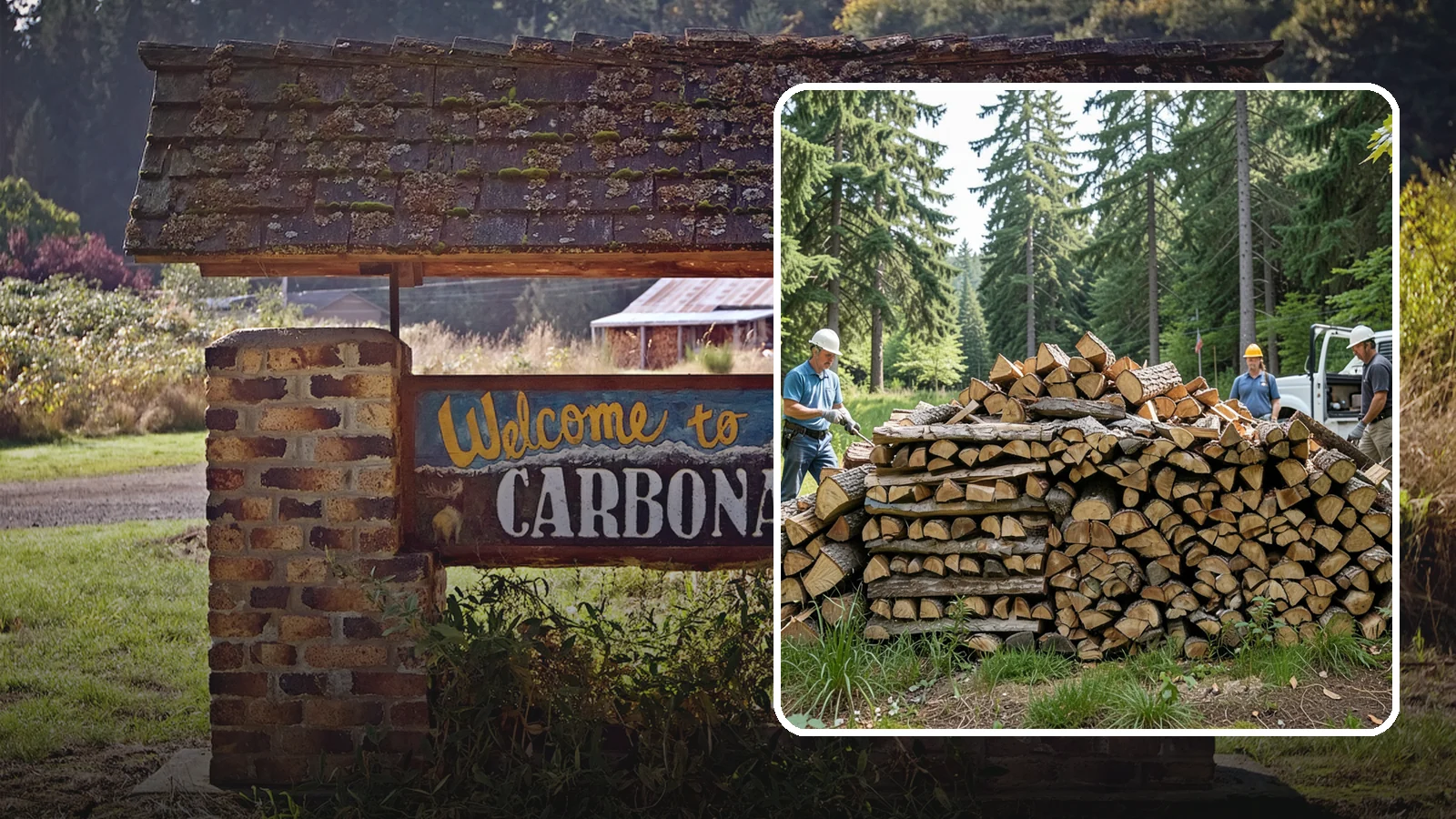 Bundle Firewood in Carbonado, Pierce County, WA - Convenient shrink-wrapped bundles of seasoned firewood sized for a single evening burn.