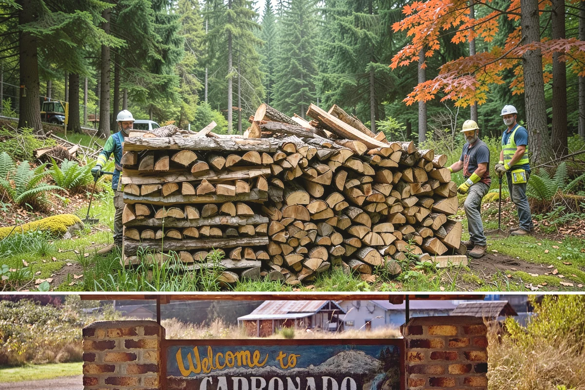 Bundle Firewood in Carbonado, Pierce County, WA - Bundles stay popular year-round but move fastest heading into the wet fall and winter burning months.