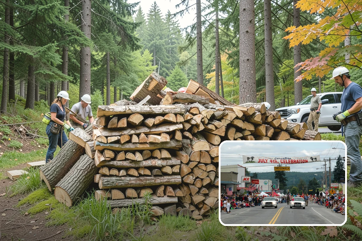 Bundle Firewood in Carnation, King County, WA - Grab-and-go convenience with no stacking required