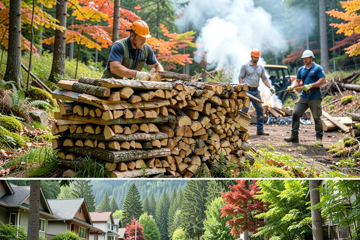 Bundle Firewood in Darrington, WA - Bundles stay popular year-round but move fastest heading into the wet fall and winter burning months.