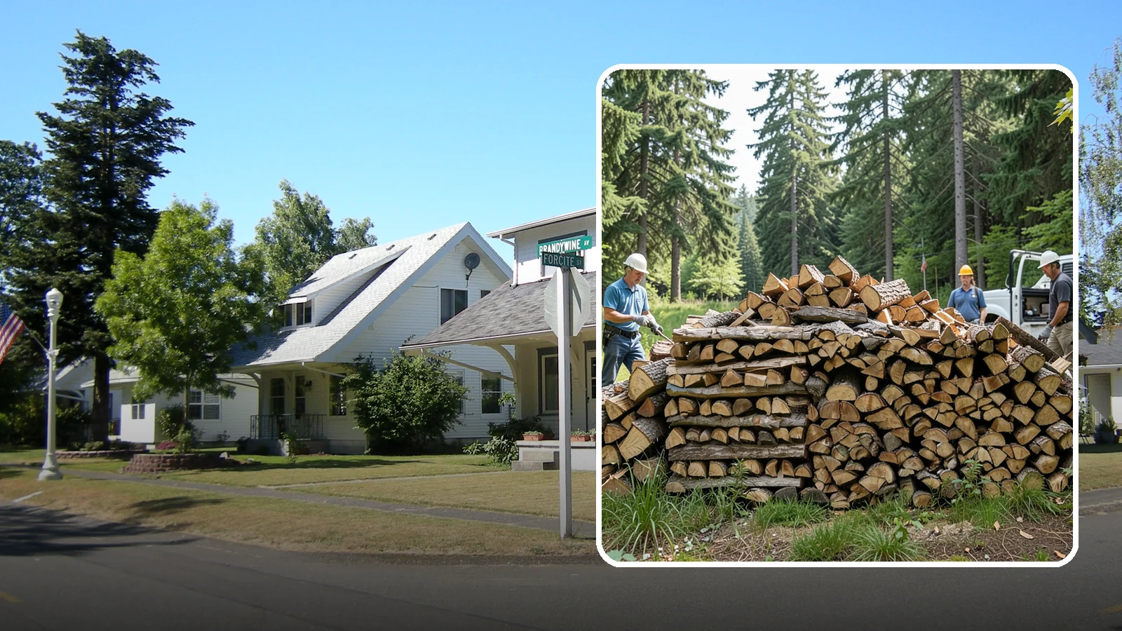 Bundle Firewood in DuPont, Pierce County, WA - Convenient shrink-wrapped bundles of seasoned firewood sized for a single evening burn.