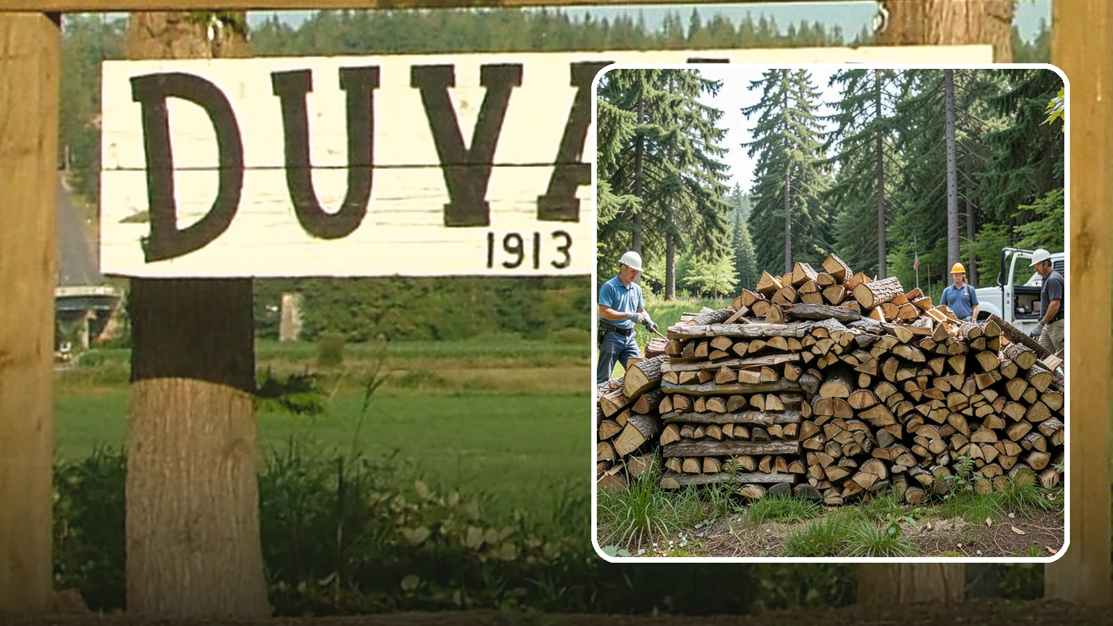 Bundle Firewood in Duvall, King County, WA - Convenient shrink-wrapped bundles of seasoned firewood sized for a single evening burn.
