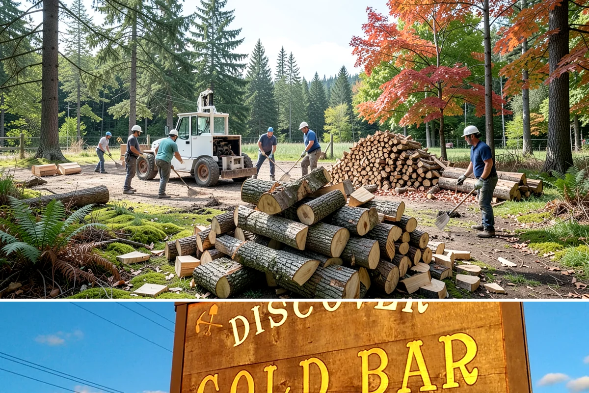 Bundle Firewood in Gold Bar, Snohomish County, WA - Bundles stay popular year-round but move fastest heading into the wet fall and winter burning months.