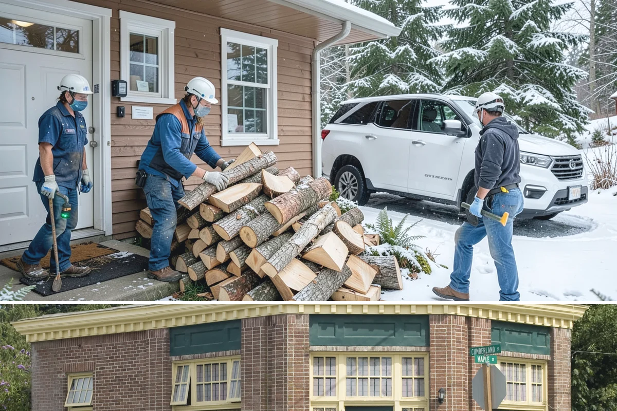 Bundle Firewood in Hamilton, Skagit County, WA - Bundles stay popular year-round but move fastest heading into the wet fall and winter burning months.