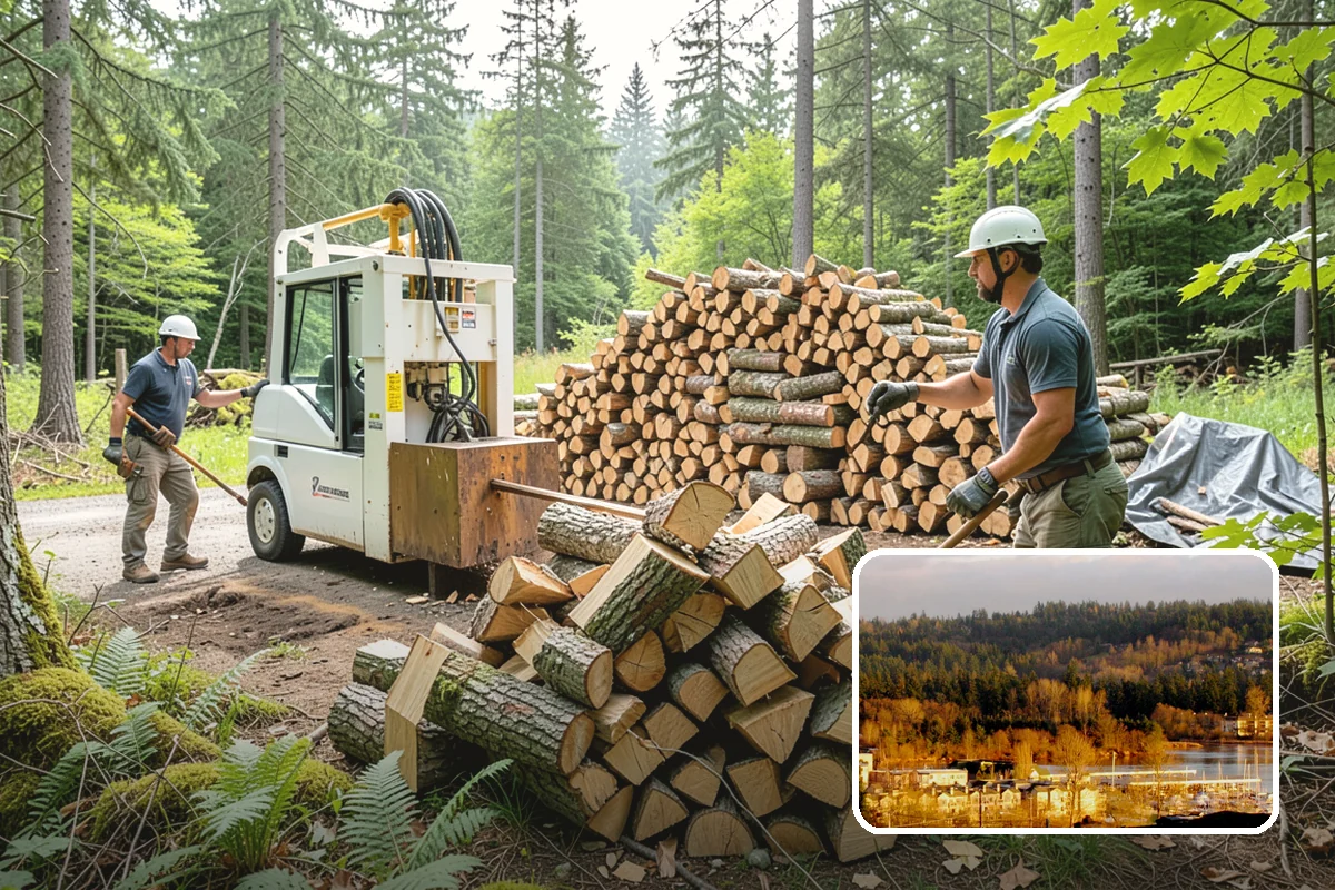 Bundle Firewood in Kenmore, King County, WA - Grab-and-go convenience with no stacking required
