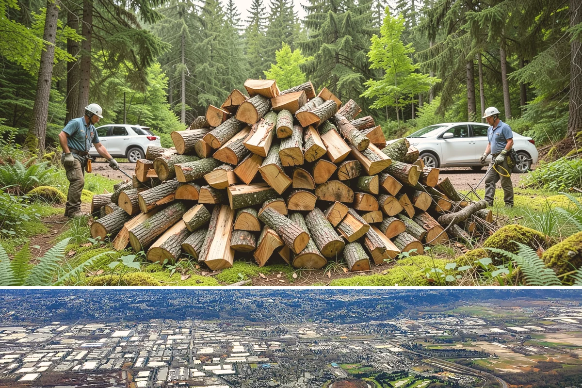 Bundle Firewood in Kent, King County, WA - Bundles stay popular year-round but move fastest heading into the wet fall and winter burning months.