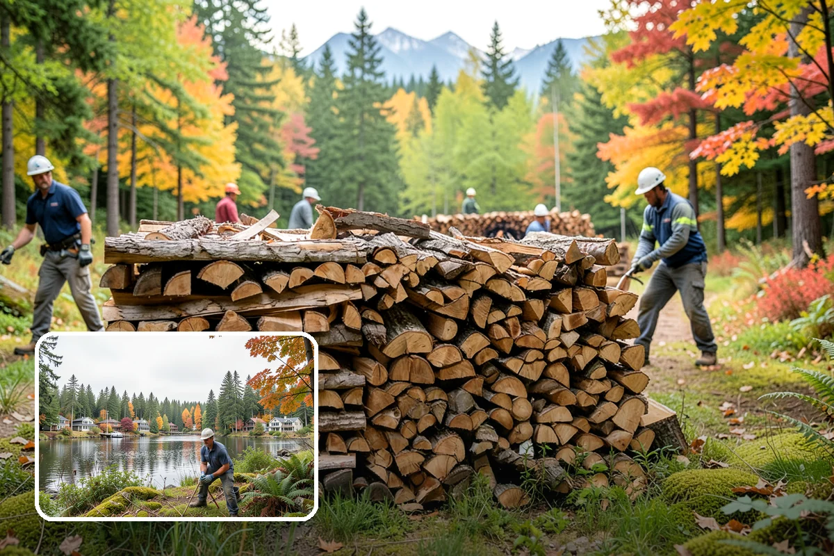 Bundle Firewood in La Conner, Skagit County, WA - Grab-and-go convenience with no stacking required
