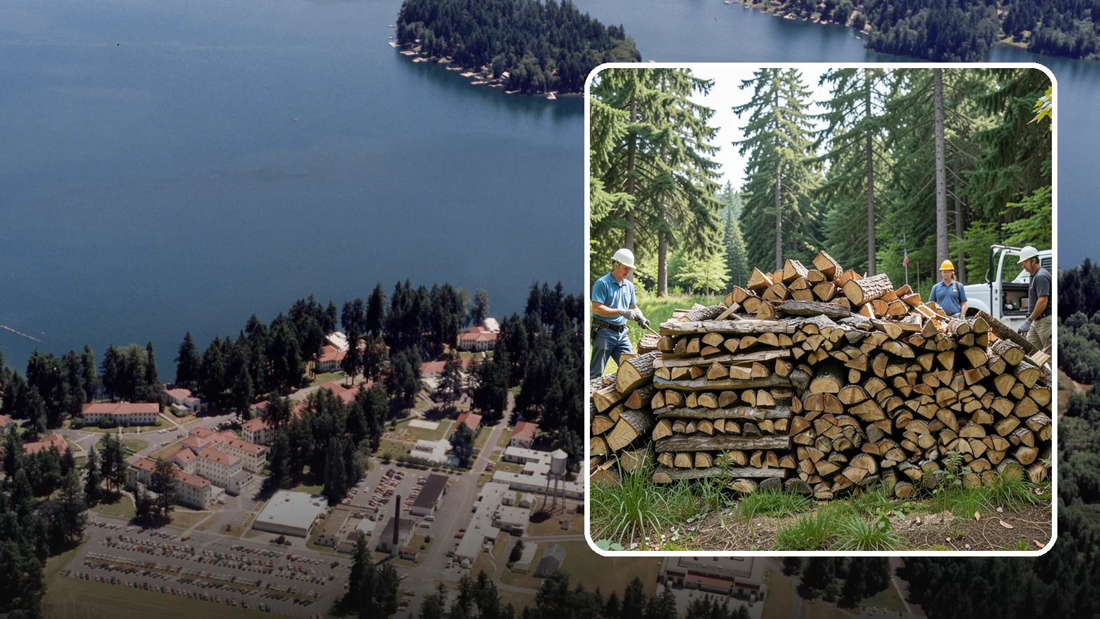 Bundle Firewood in Lakewood, Pierce County, WA - Convenient shrink-wrapped bundles of seasoned firewood sized for a single evening burn.
