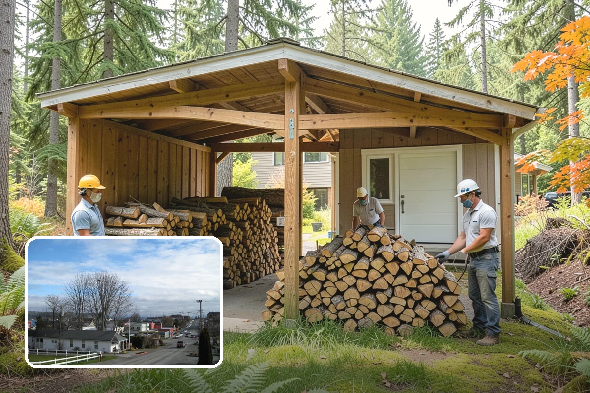 Bundle Firewood in Langley, Island County, WA - Grab-and-go convenience with no stacking required