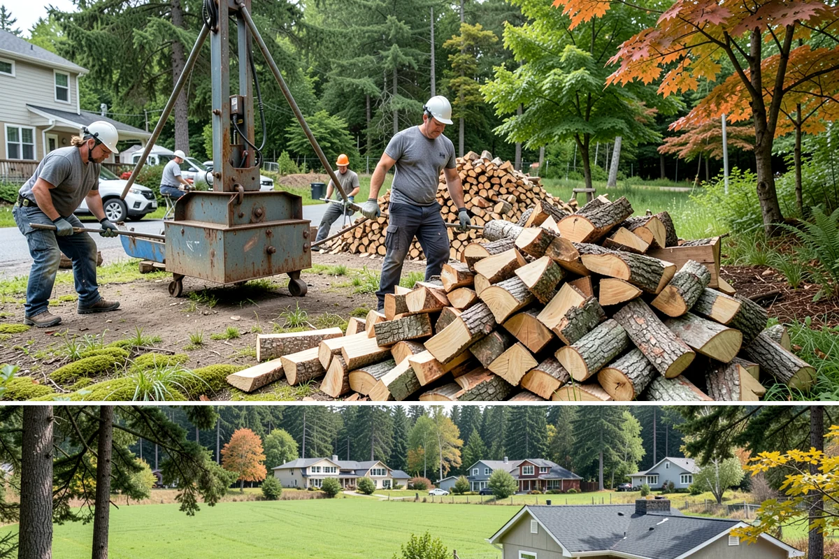 Bundle Firewood in Lyman, WA - Bundles stay popular year-round but move fastest heading into the wet fall and winter burning months.