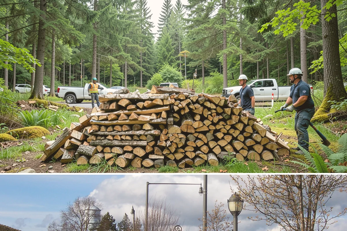 Bundle Firewood in Marysville, Snohomish County, WA - Bundles stay popular year-round but move fastest heading into the wet fall and winter burning months.