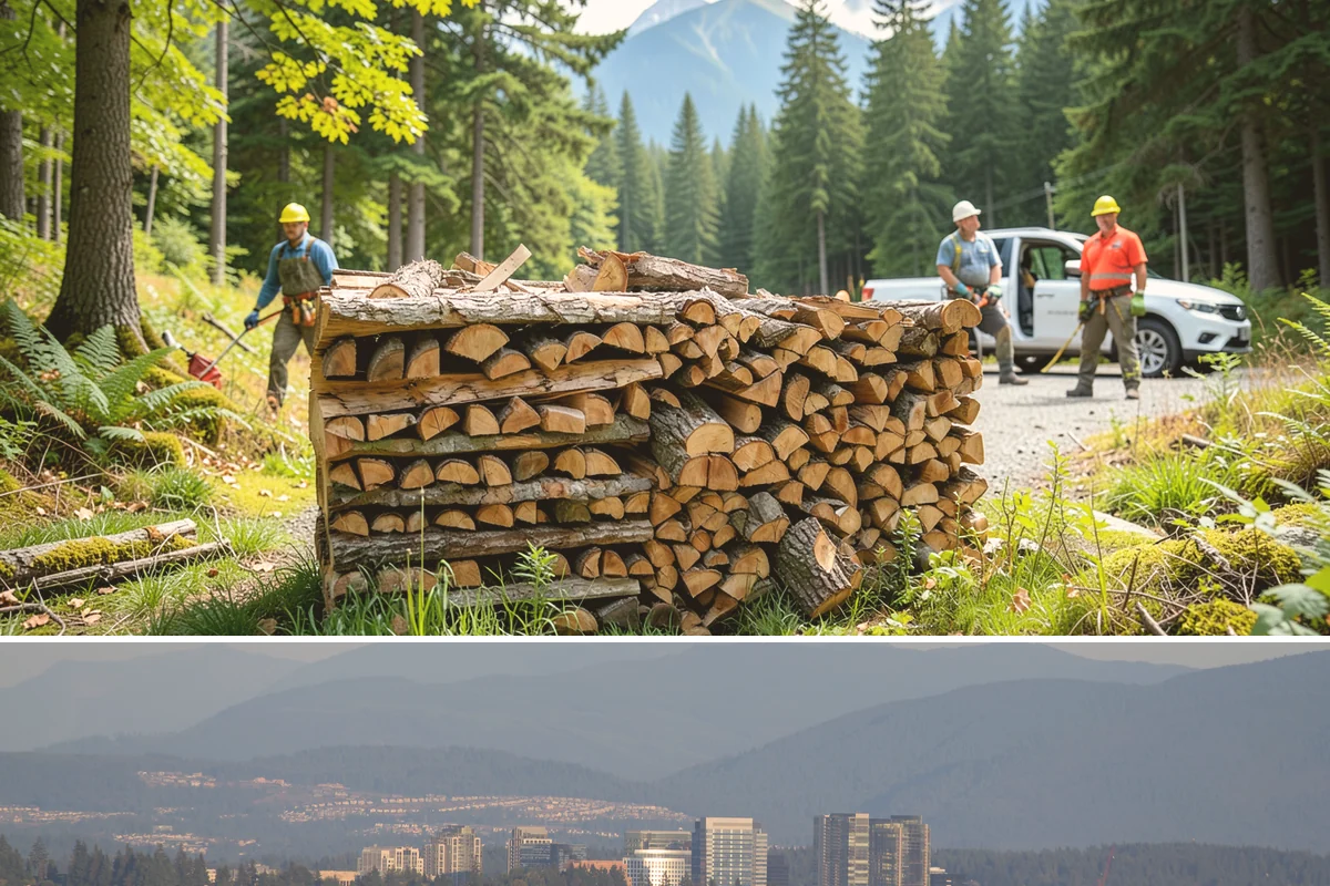 Bundle Firewood in Medina, King County, WA - Bundles stay popular year-round but move fastest heading into the wet fall and winter burning months.