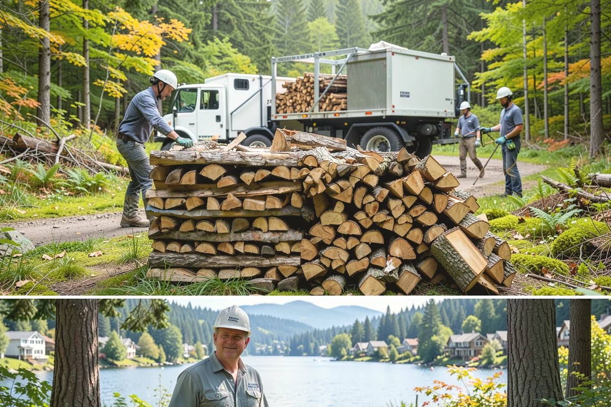 Bundle Firewood in Milton, King County, WA - Bundles stay popular year-round but move fastest heading into the wet fall and winter burning months.