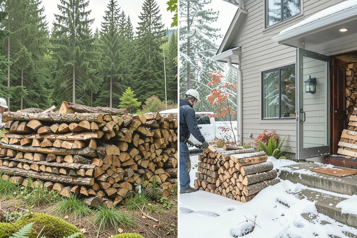 Bundle Firewood in Mukilteo, Snohomish County, WA - Choose your bundle count online or by phone