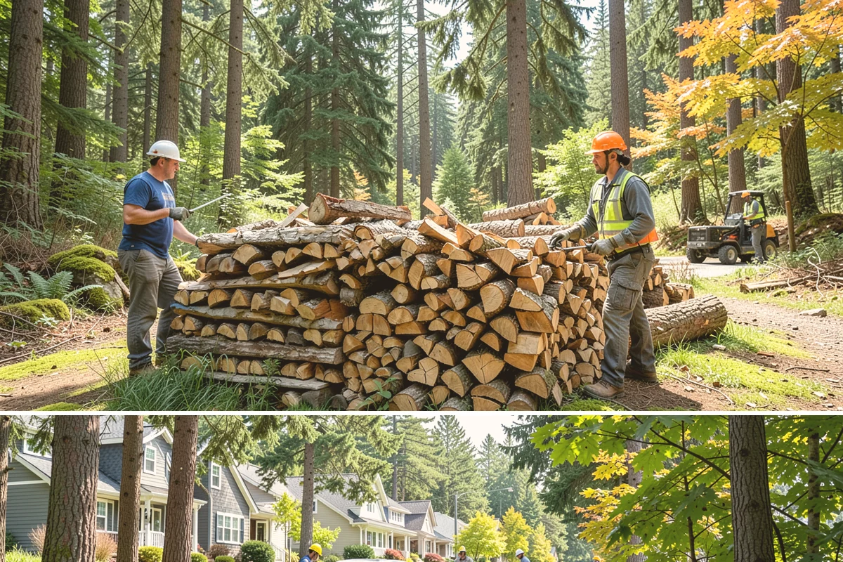 Bundle Firewood in Normandy Park, King County, WA - Bundles stay popular year-round but move fastest heading into the wet fall and winter burning months.