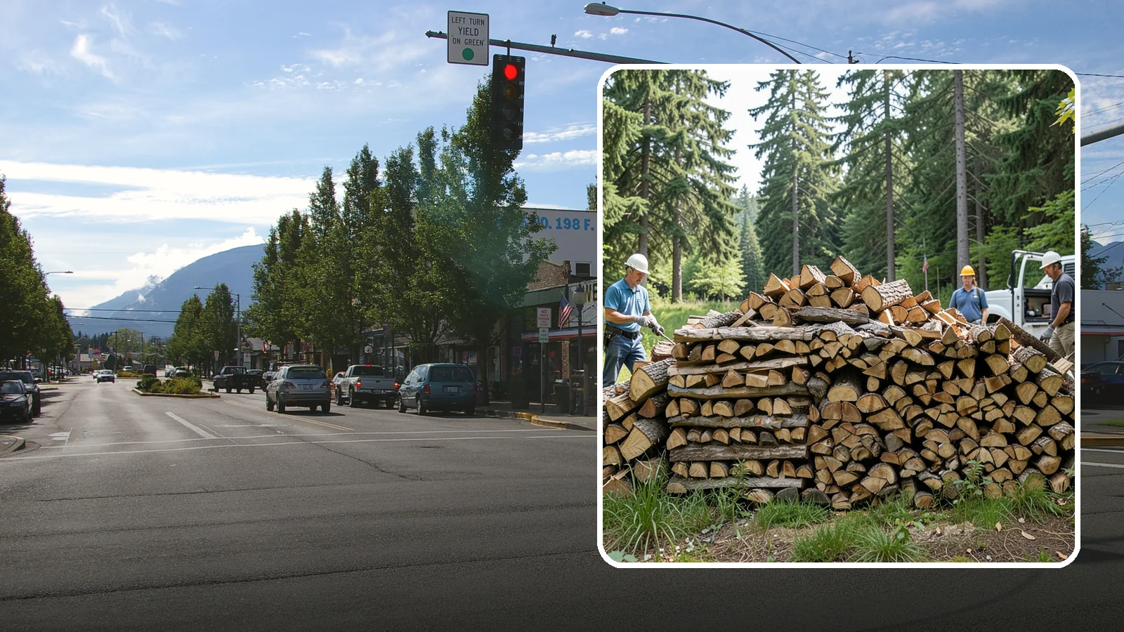 Bundle Firewood in North Bend, King County, WA - Convenient shrink-wrapped bundles of seasoned firewood sized for a single evening burn.