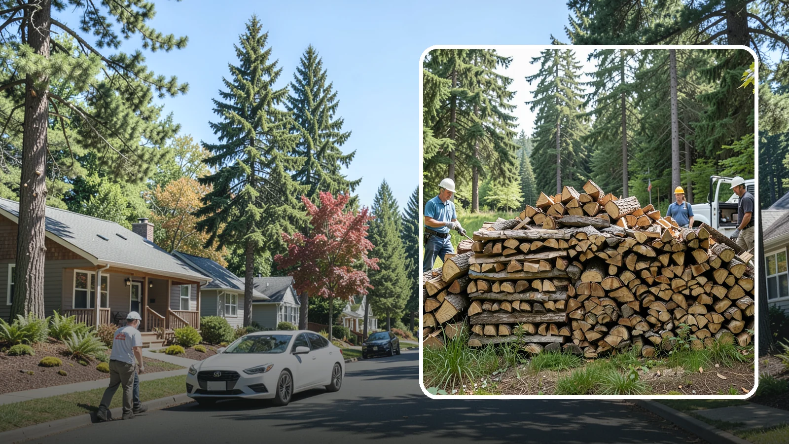 Bundle Firewood in Orting, Pierce County, WA - Convenient shrink-wrapped bundles of seasoned firewood sized for a single evening burn.