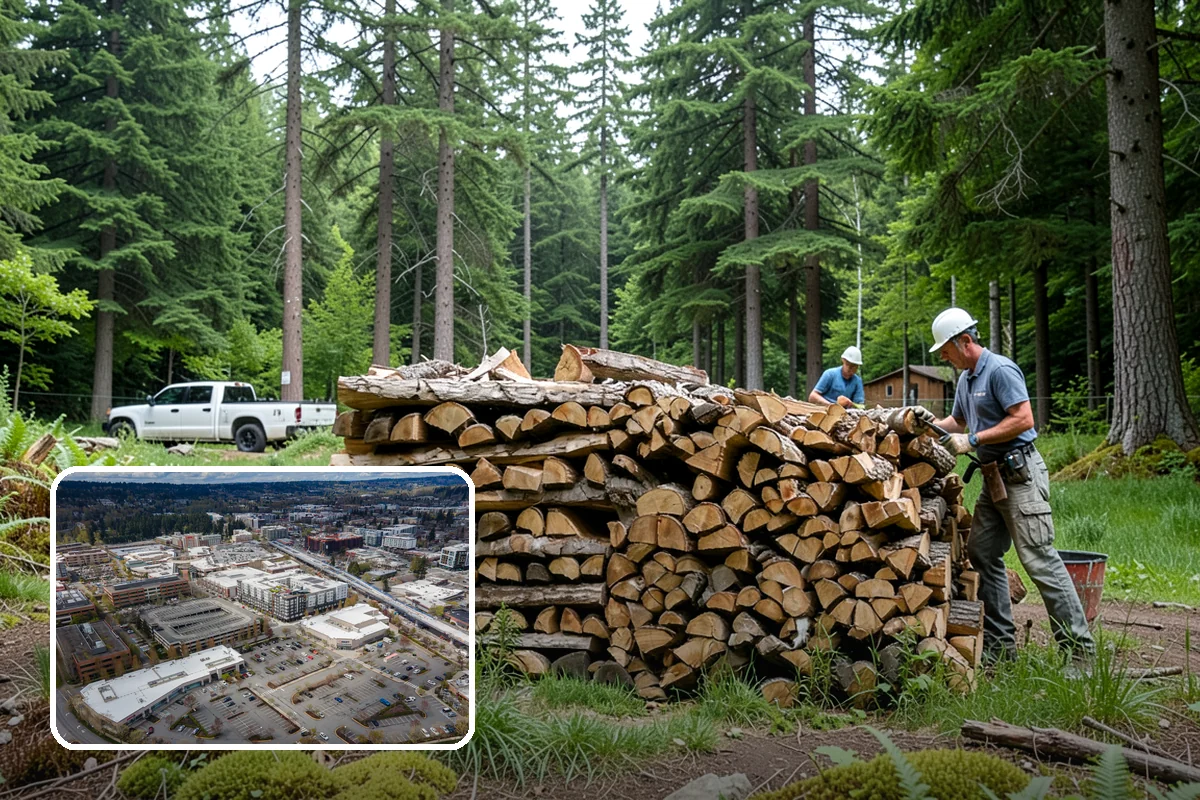 Bundle Firewood in Redmond, King County, WA - Grab-and-go convenience with no stacking required