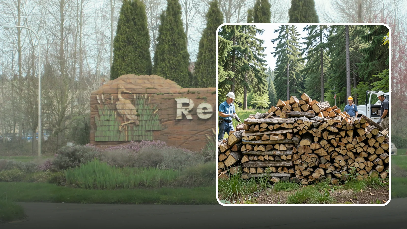 Bundle Firewood in Renton, King County, WA - Convenient shrink-wrapped bundles of seasoned firewood sized for a single evening burn.