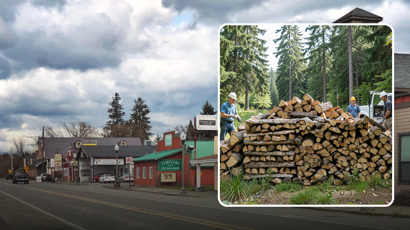 Bundle Firewood in Roy, Pierce County, WA - Convenient shrink-wrapped bundles of seasoned firewood sized for a single evening burn.