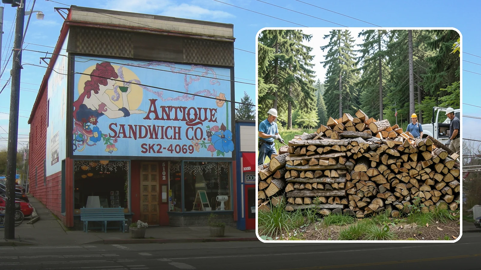 Bundle Firewood in Ruston, Pierce County, WA - Convenient shrink-wrapped bundles of seasoned firewood sized for a single evening burn.