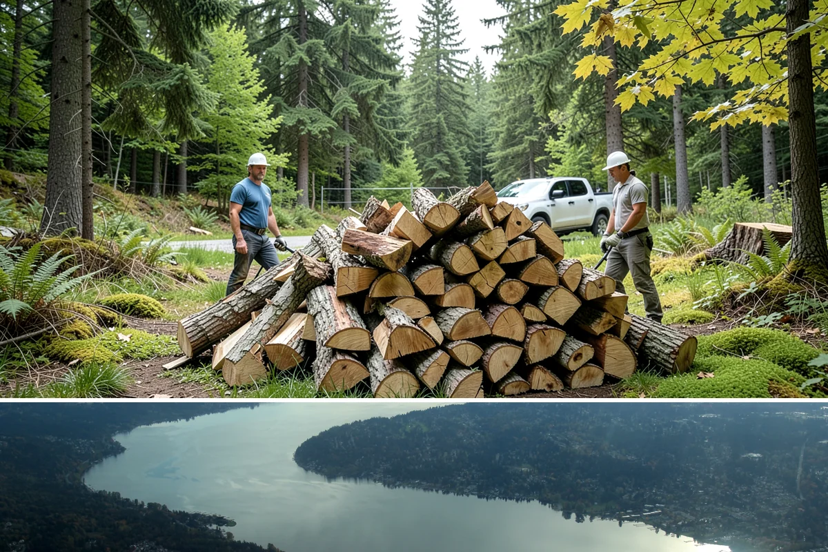 Bundle Firewood in Sammamish, King County, WA - Bundles stay popular year-round but move fastest heading into the wet fall and winter burning months.