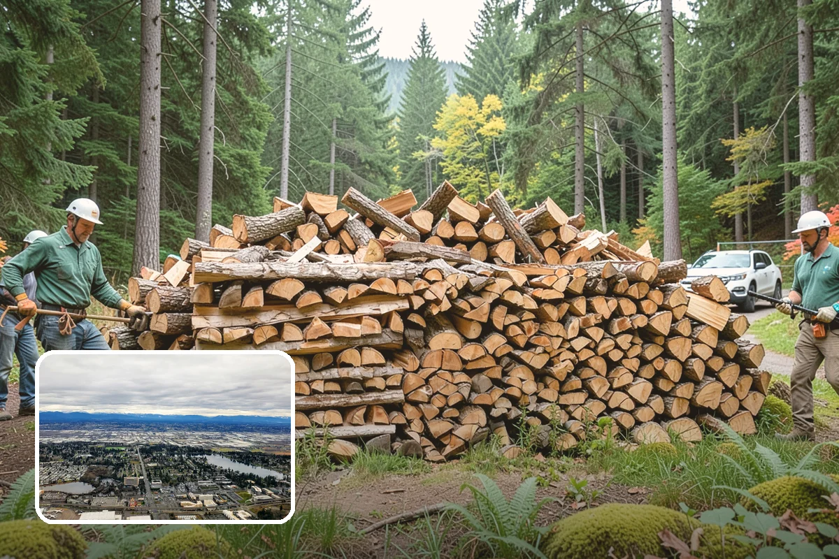 Bundle Firewood in SeaTac, WA - Grab-and-go convenience with no stacking required