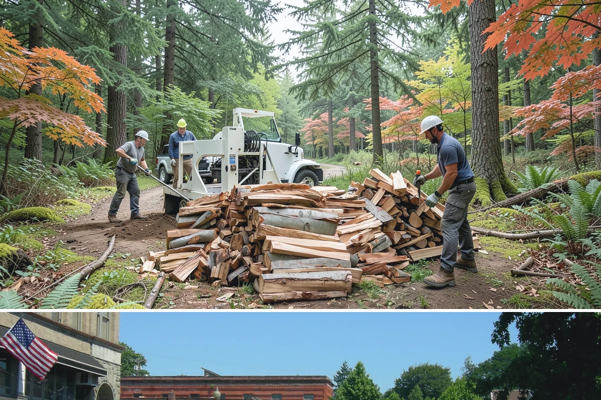 Bundle Firewood in Snohomish, Snohomish County, WA - Bundles stay popular year-round but move fastest heading into the wet fall and winter burning months.