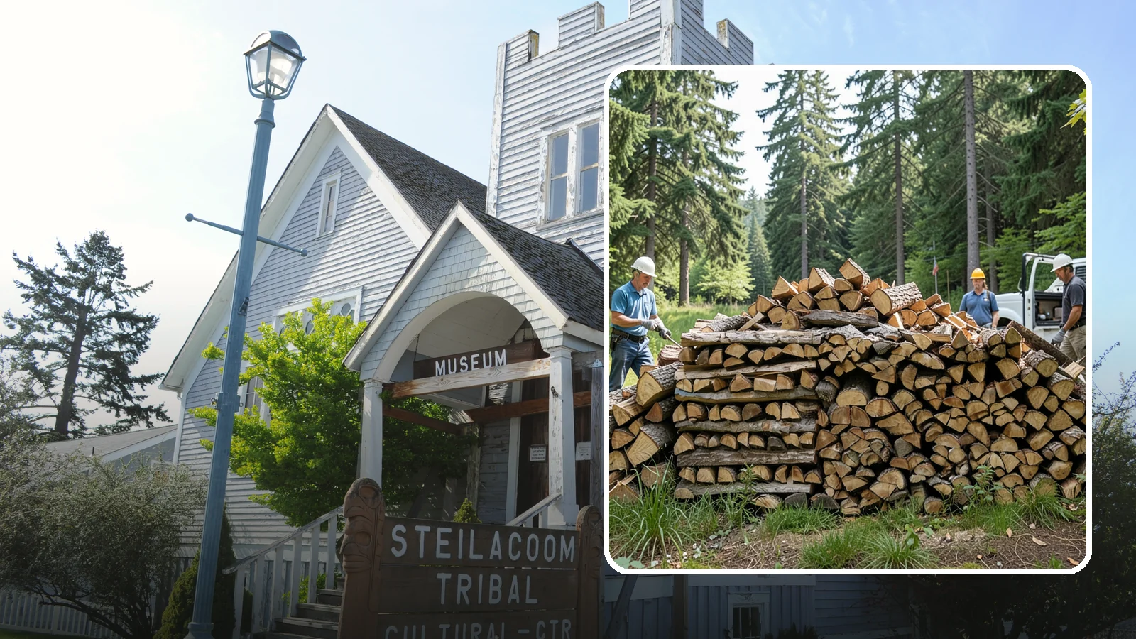Bundle Firewood in Steilacoom, Pierce County, WA - Convenient shrink-wrapped bundles of seasoned firewood sized for a single evening burn.